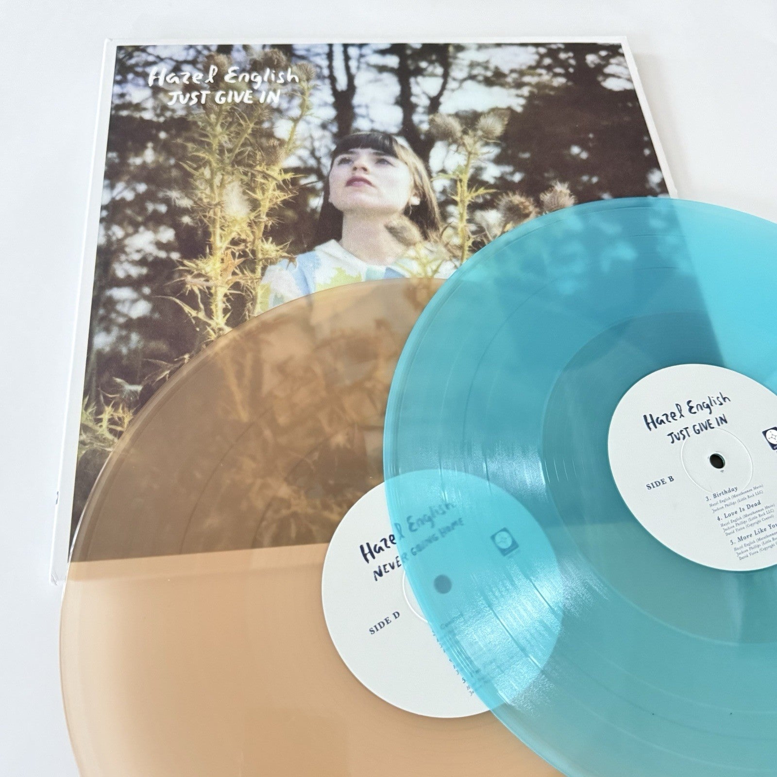 Hazel English JUST GIVE IN + NEVER GOING HOME Color Vinyl 2xLP Record NEW