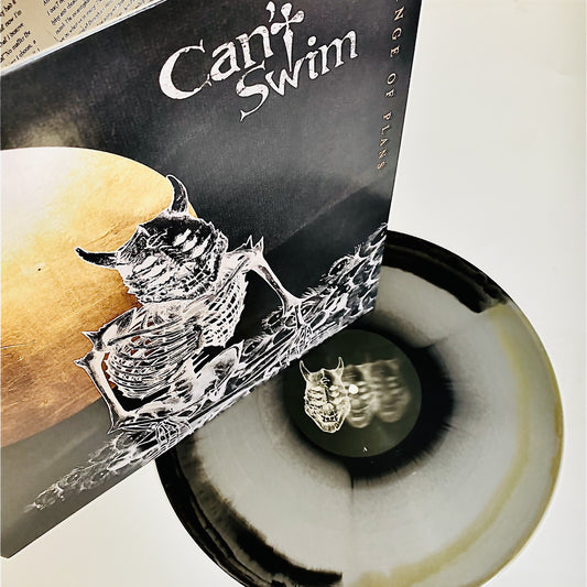 Cant Swim CHANGE OF PLANS Gold Black & Grey Colored Vinyl LP Record NEW