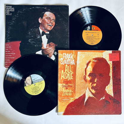 Frank Sinatra GREATEST VOL II + ALL ALONE Vinyl LP Record VG+/VG