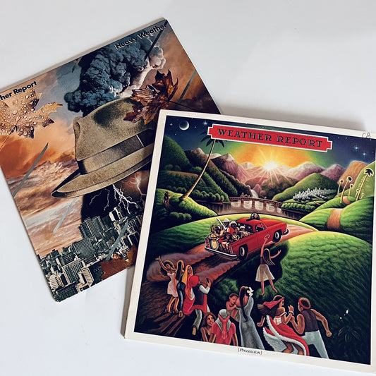 Weather Report HEAVY WEATHER + PROCESSION Vinyl LP Record VG+