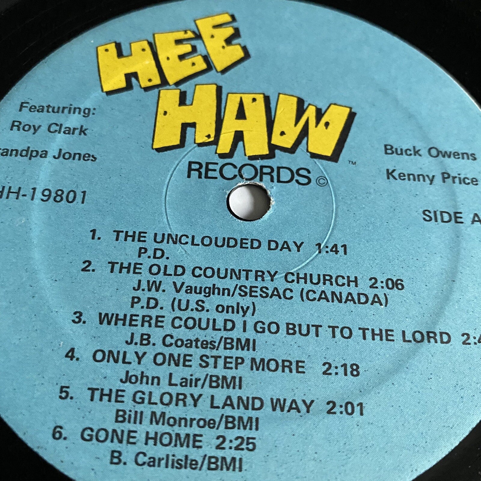 Hee Haw Gospel Quartet HEE HAW GOSPEL QUARTET Vinyl LP Record VG
