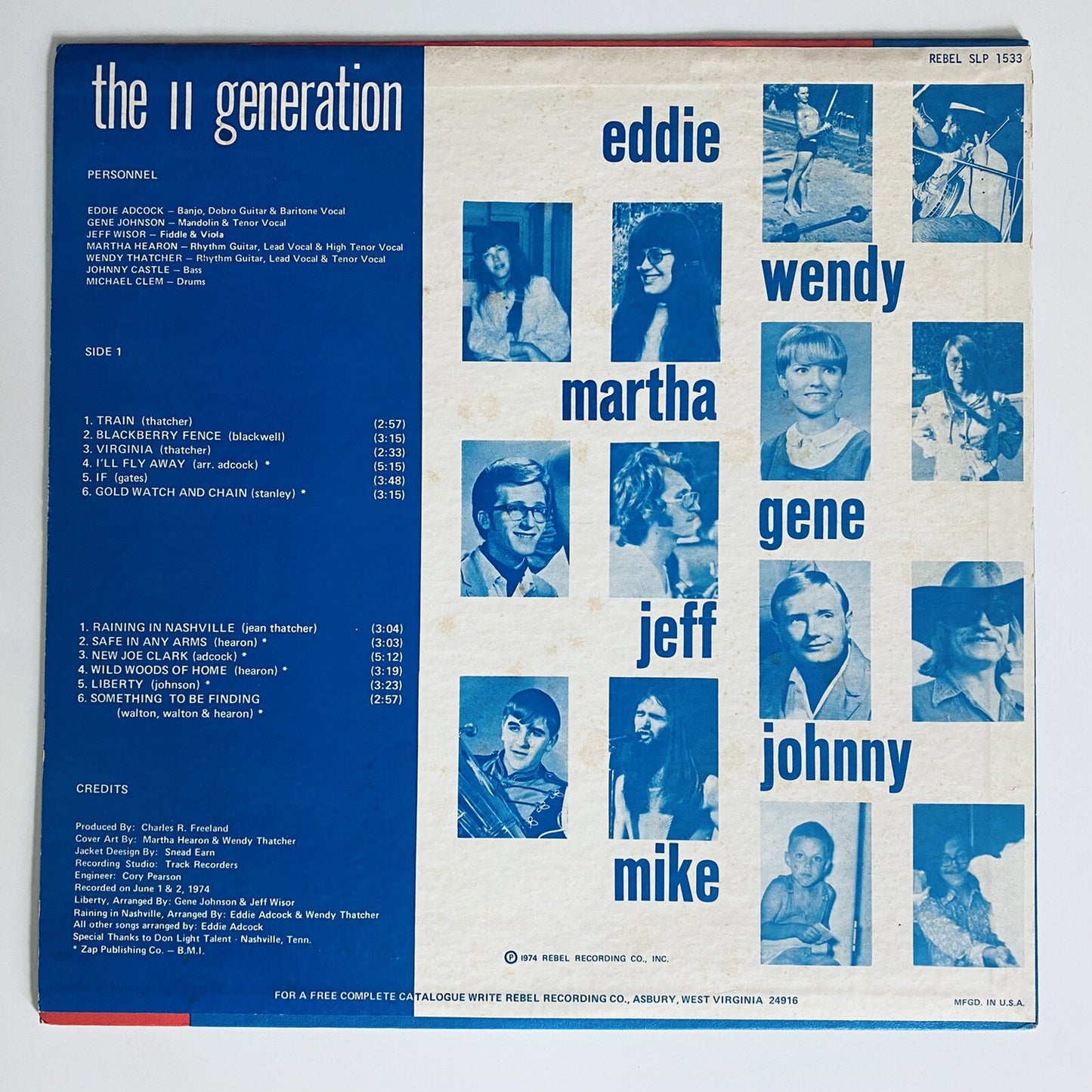 The II Generation HEAD CLEANER Vinyl LP Record 1974 Complete w/insert VG+