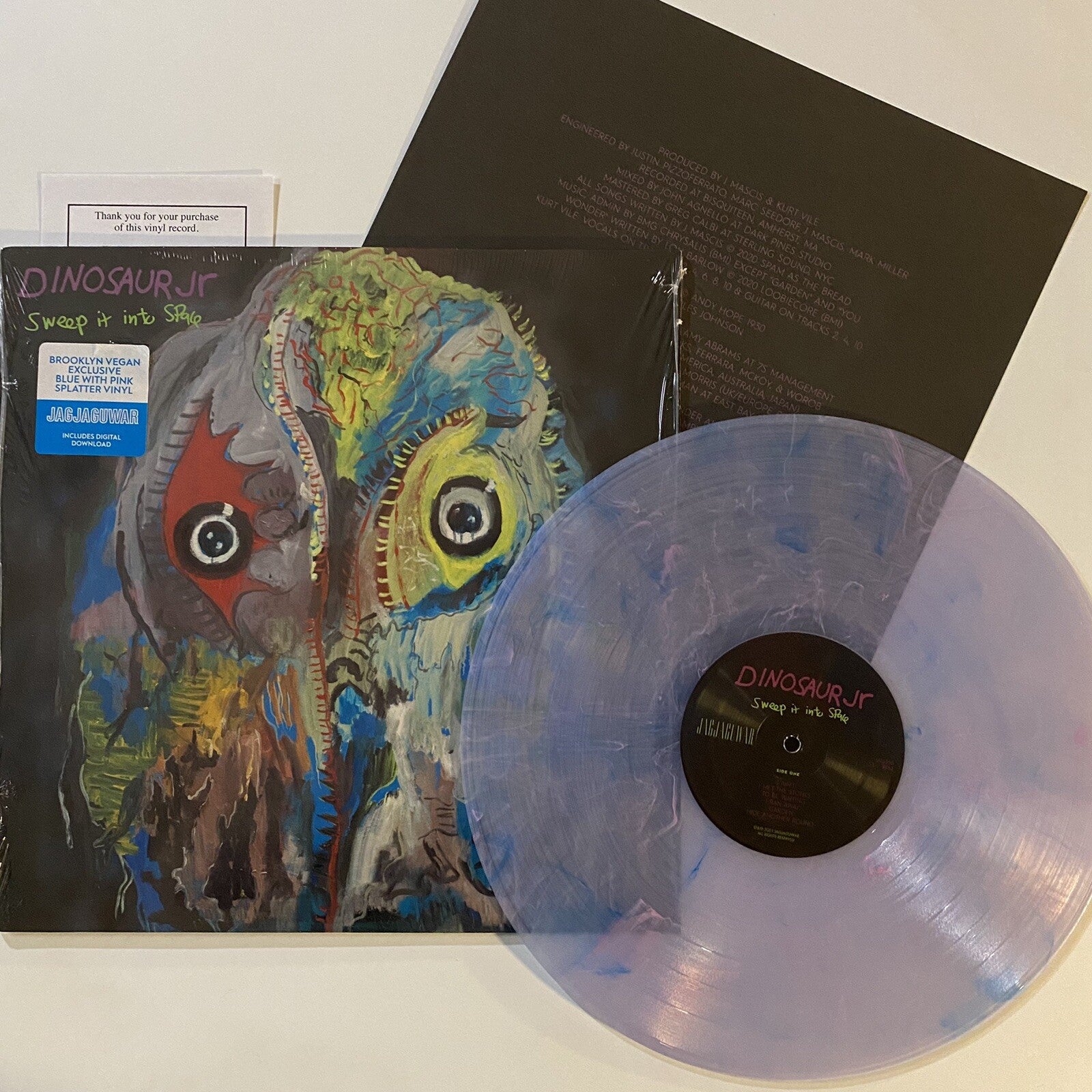 Dinosaur Jr. SWEEP IN INTO SPACE Exclusive Color Vinyl LP Record NEW