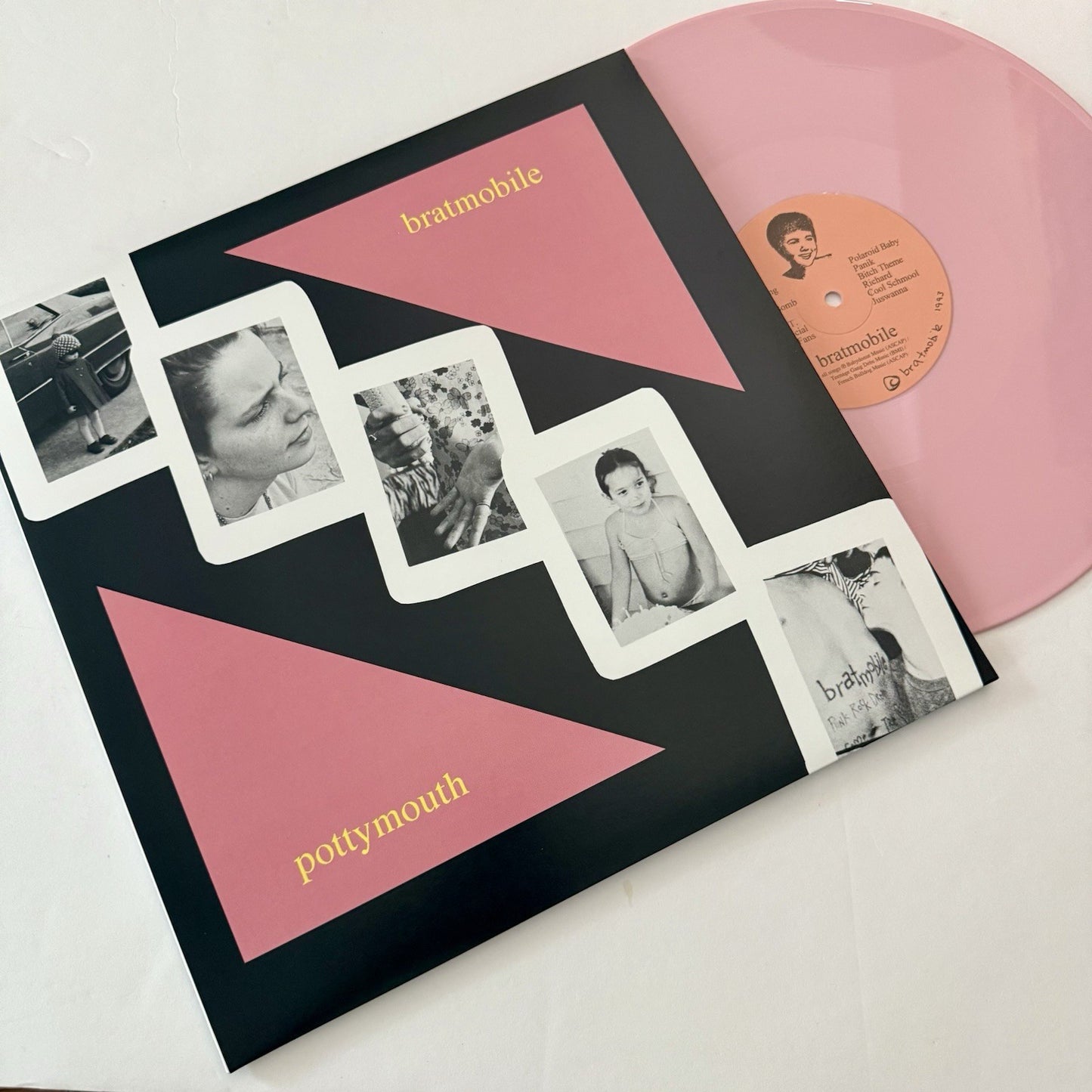Bratmobile POTTYMOUTH Color Vinyl LP Record NEW Grrrl Punk RE