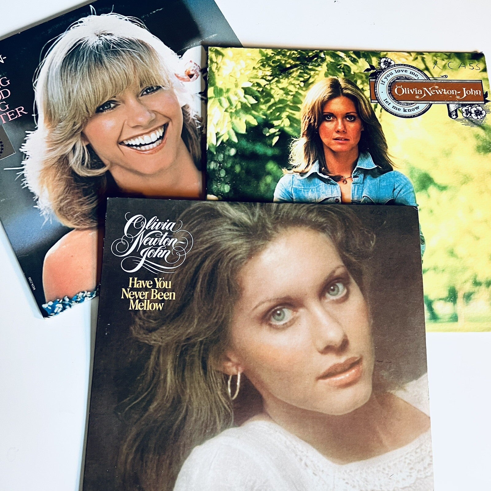 Olivia Newton John MAKING A GOOD THING+HAVE YOU NEVER BEEN+IF YOU LOVE ME Vinyl 