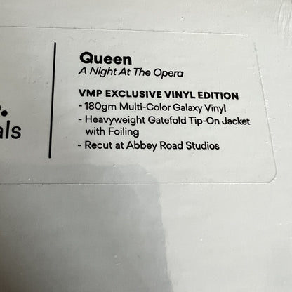 Queen A NIGHT AT THE OPERA Color Vinyl LP Record VMP EXCLUSIVE New SEALED Mint