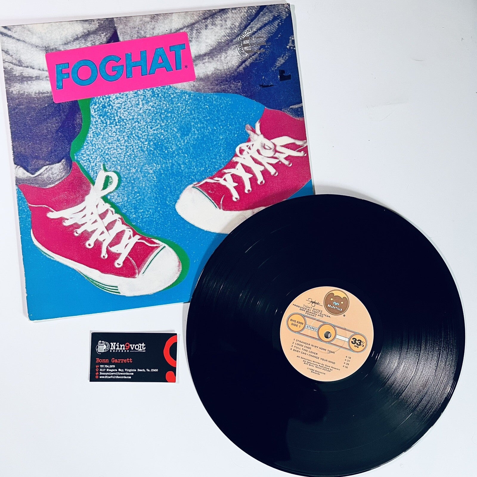 Foghat TIGHT SHOES Vinyl LP Record VG+