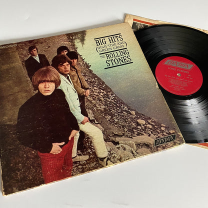The Rollong Stones  BIG HITS (HIGH TIDE & GREEN GRASS) Mono Vinyl LP Record G+