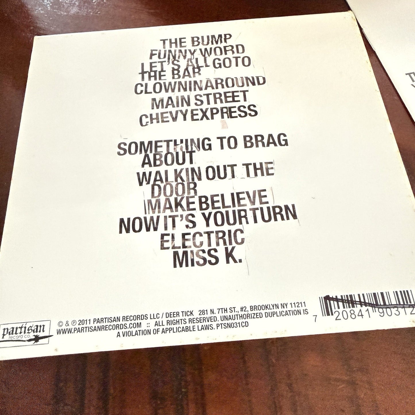 Deer Tick DIVINE PROVIDENCE Compact Disc CD Excellent Cond