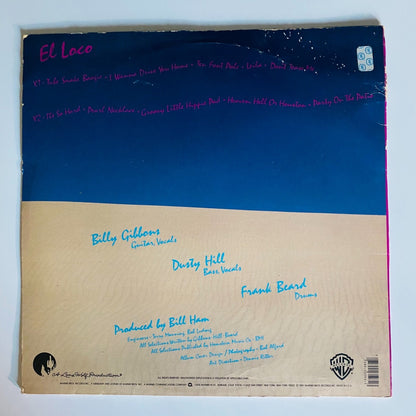 ZZ Top EL LOCO Vinyl LP Record w/inner BSK 3593 VG+