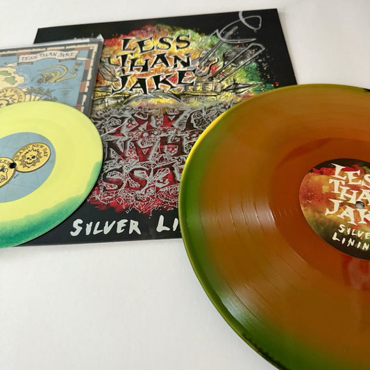 Less Than Jake SILVER LININGS Color Vinyl LP Record NEW Shrink+ 7” BRAND NEW