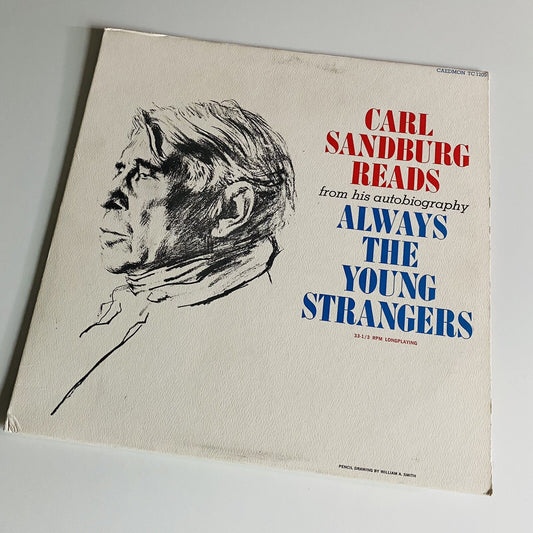 Carl Sandburg ALWAYS THE YOUNG STRANGERS Vinyl LP Record VG+