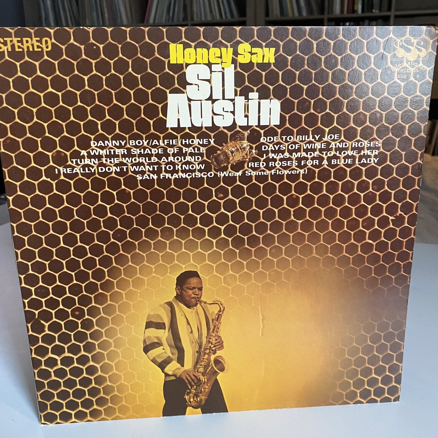 Sil Austin HONEY SAX Vinyl LP Record VG+