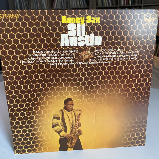 Sil Austin HONEY SAX Vinyl LP Record VG+