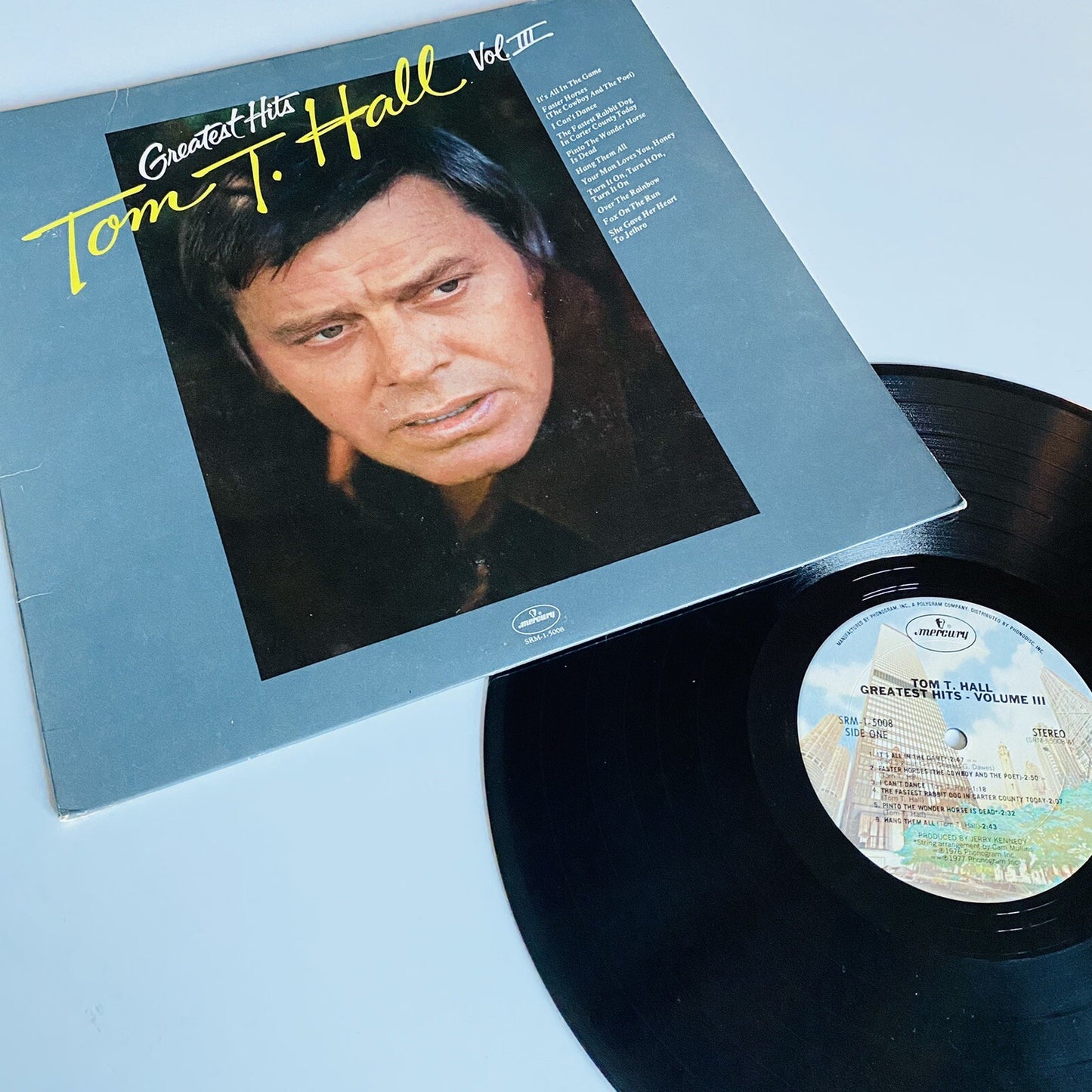 Tom T. Hall GREATEST HITS VOL. III Vinyl LP Record VG+