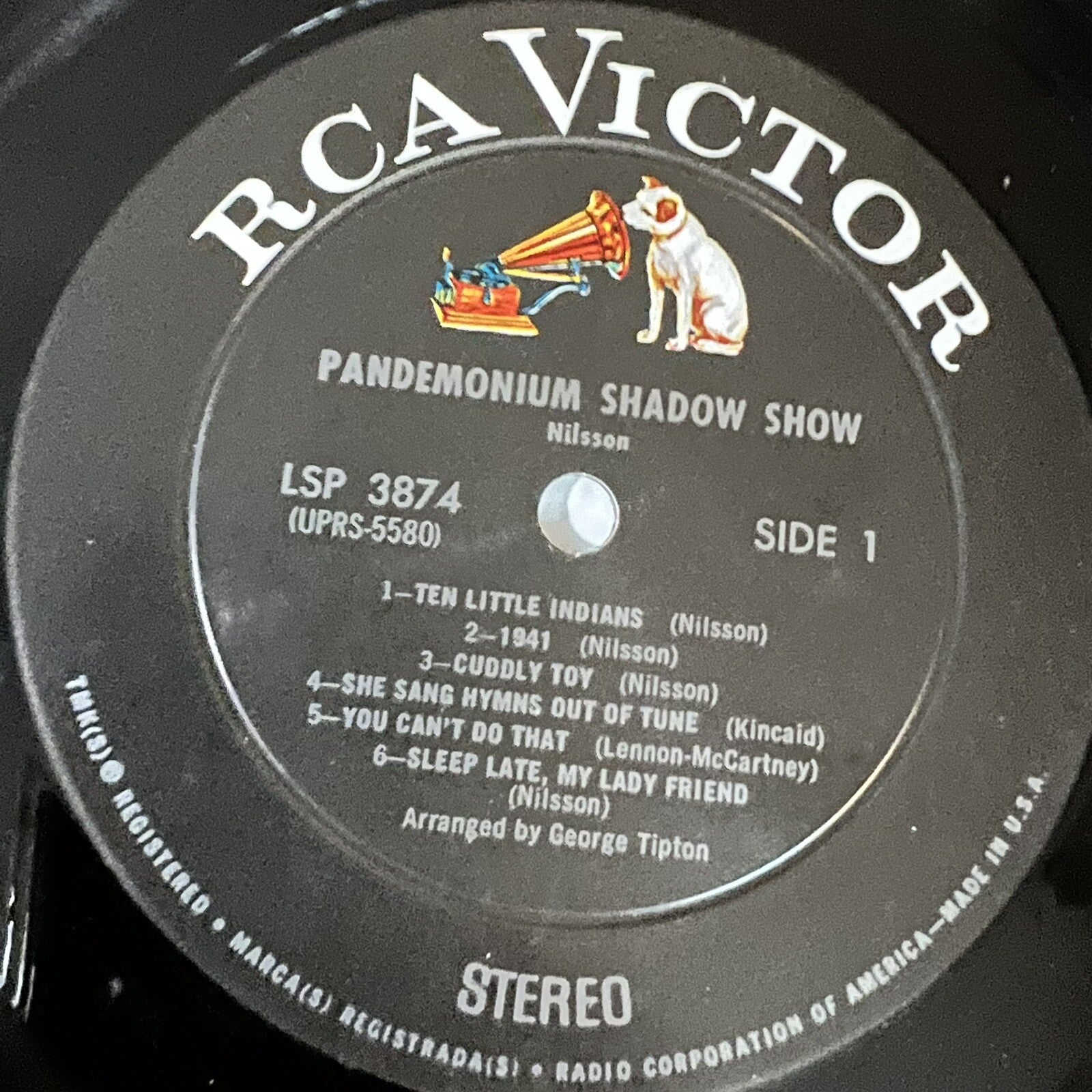 Harry Nilsson PANDEMONIUM SHADOW SHOW Vinyl LP Record VG+