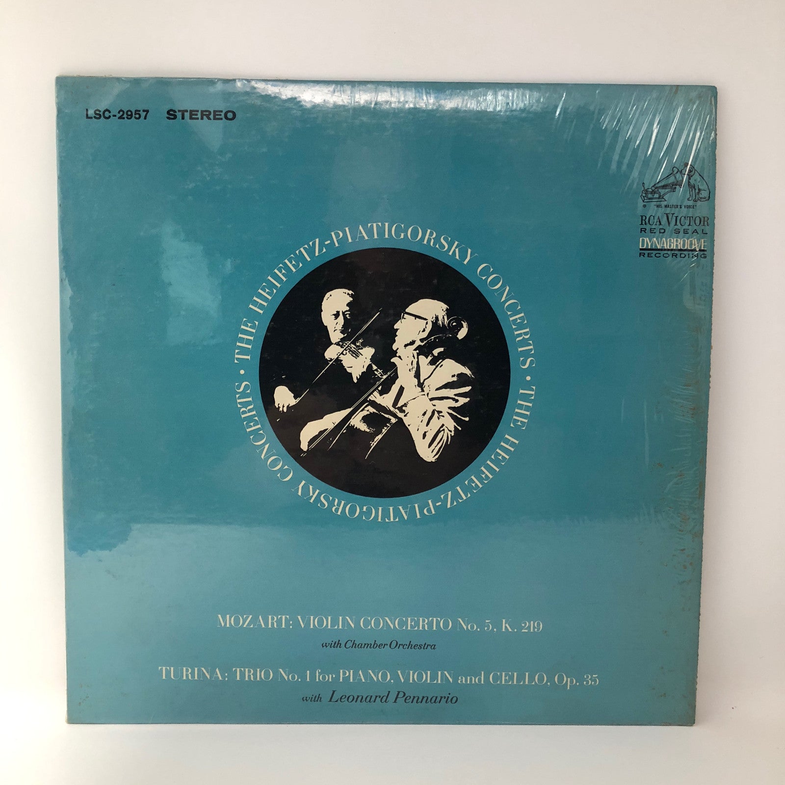 Mozart, Turina, Heifetz, Leonard Pennario—The Heifetz–Piatig Concerts