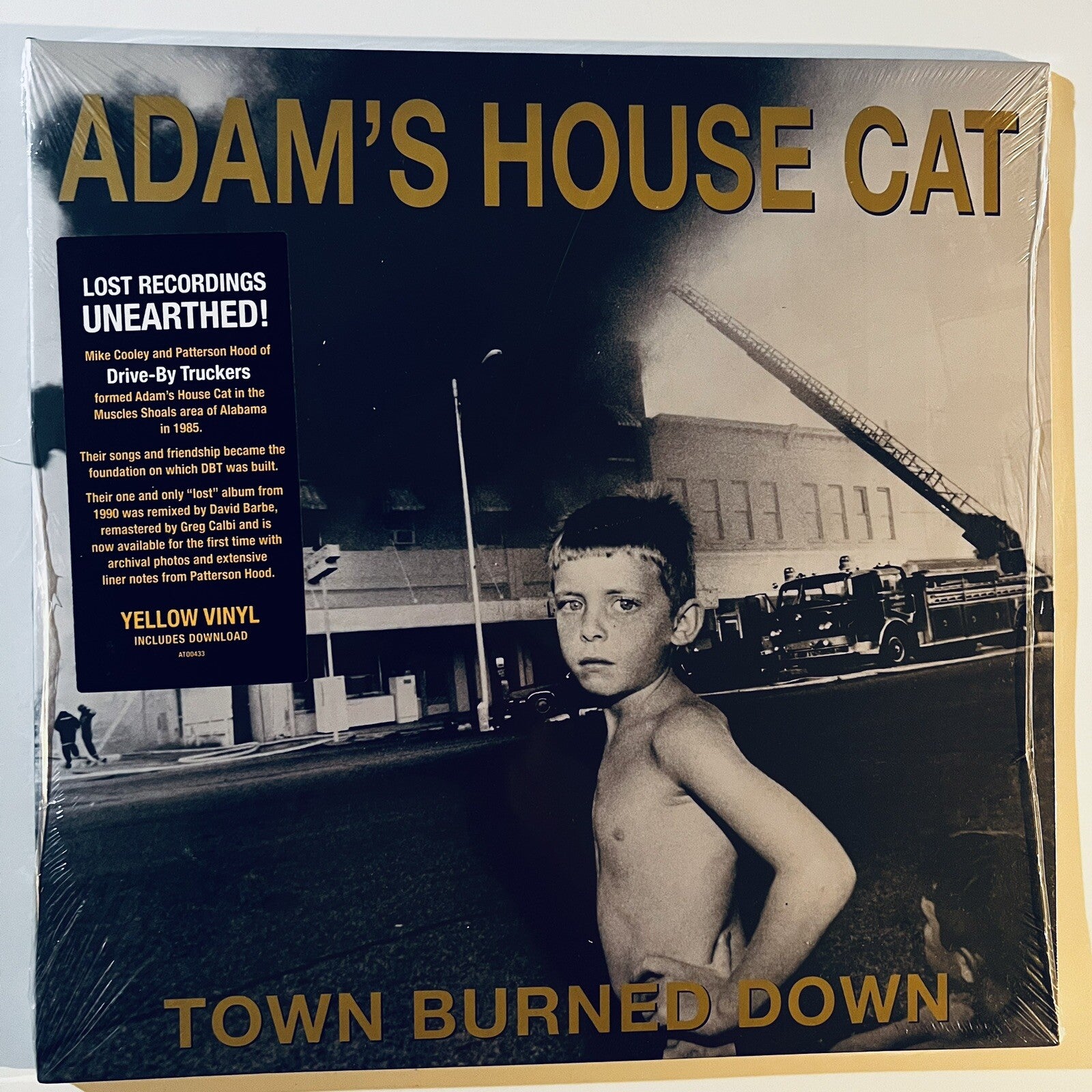 Adam's House Cat TOWN BURNED DOWN Color Vinyl LP Record DRIVE-BY TRUCKERS Sealed