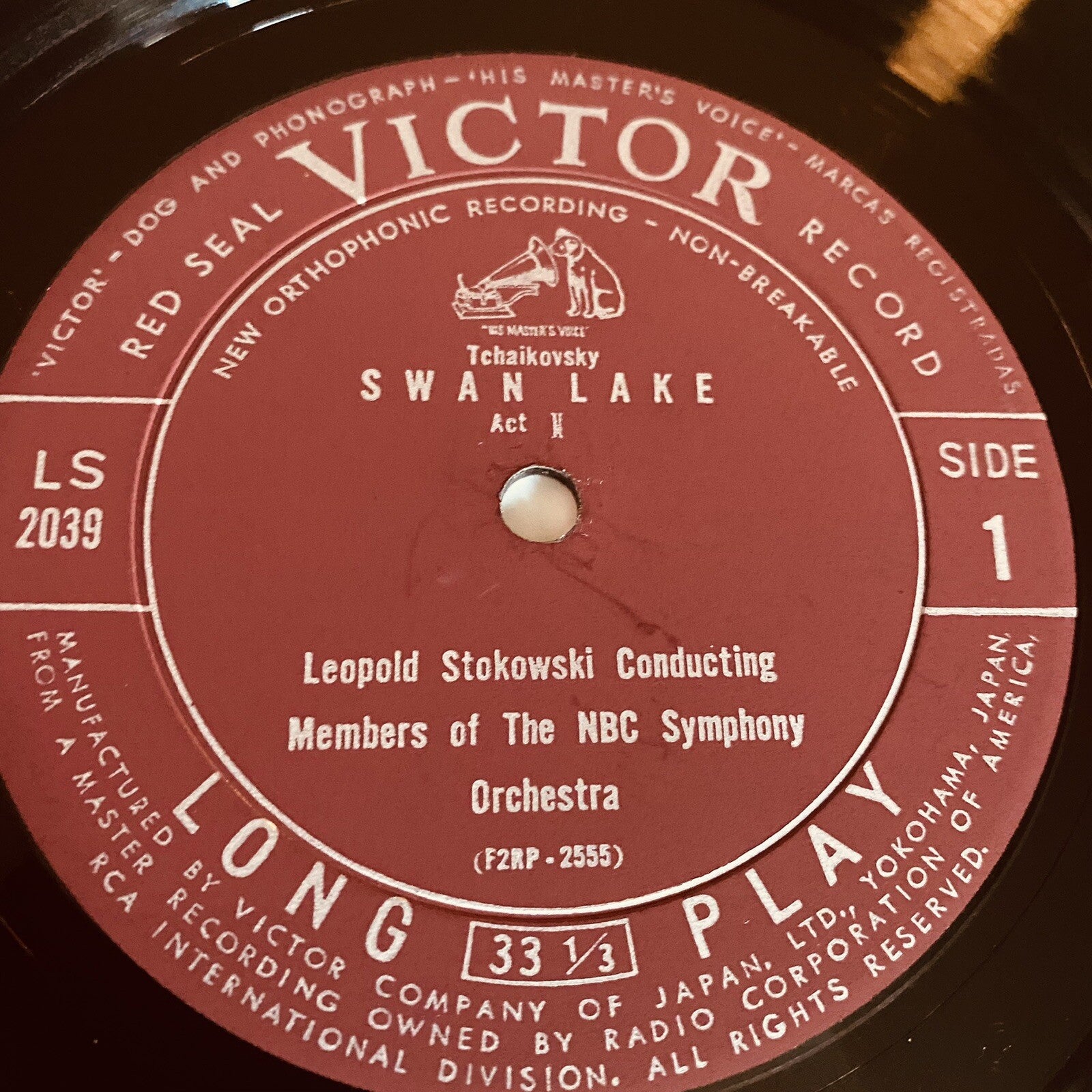 Pyotr Ilyich Tchaikovsky SWAN LAKE Vinyl LP Record VG+