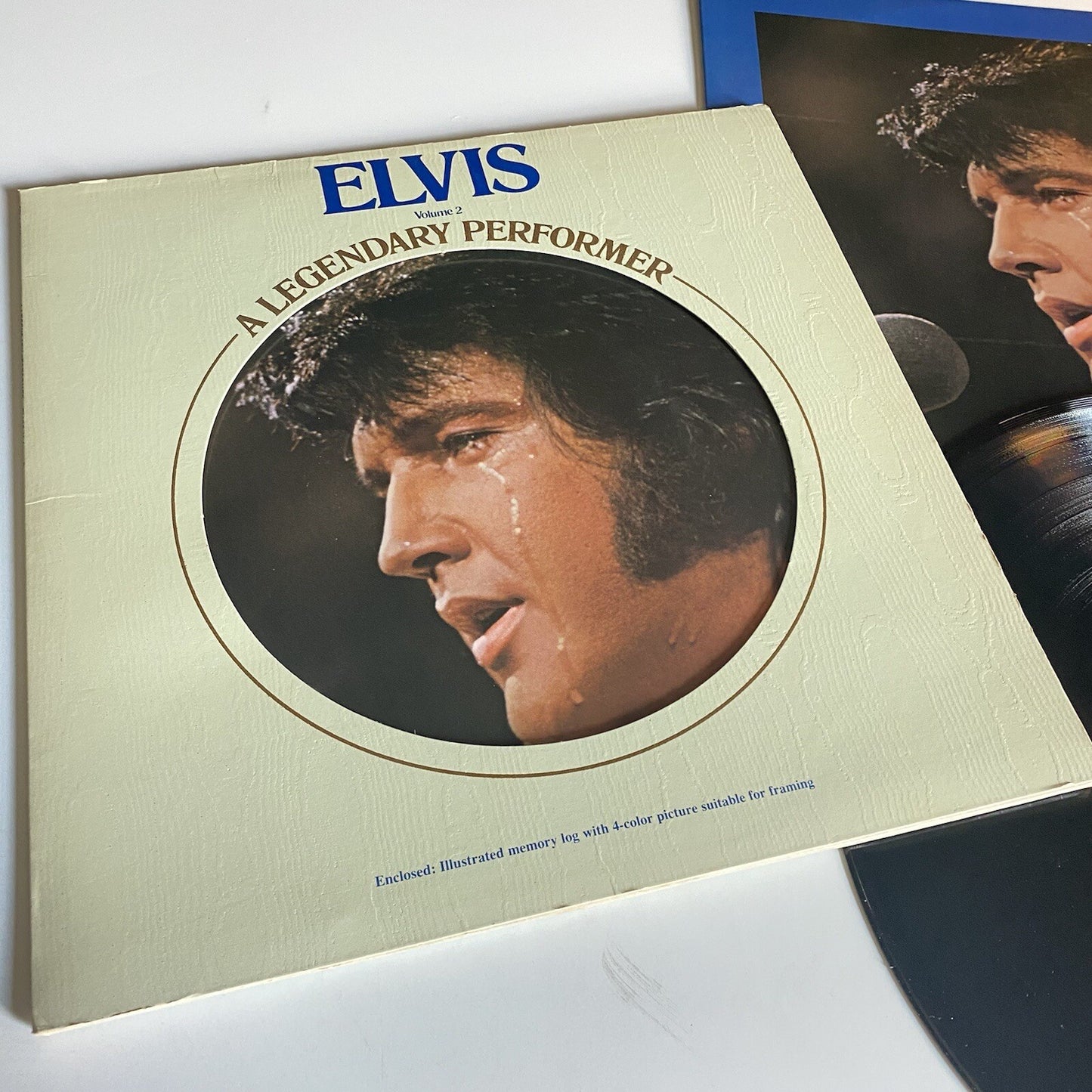 Elvis Presley LEGENDARY PERFORMER VOL 1 & 2 Vinyl LP Records VG+