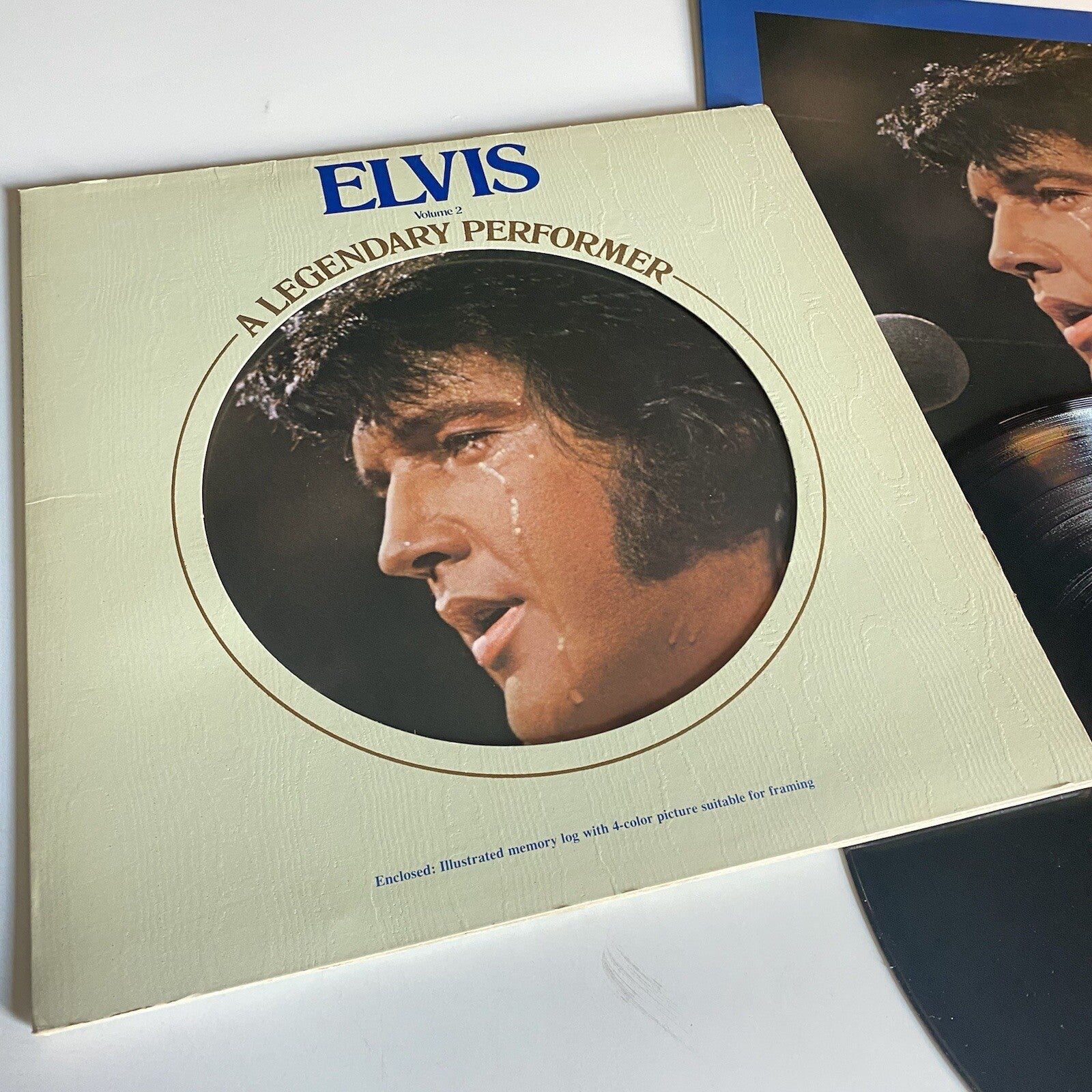 Elvis Presley LEGENDARY PERFORMER VOL 1 & 2 Vinyl LP Records VG+