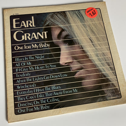 Earl Grant ONE FOR MY BABY Vinyl LP Record SEALED