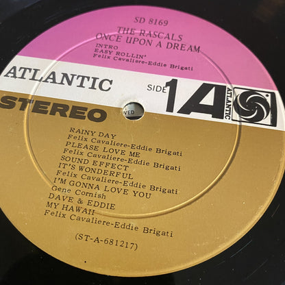 The Rascals ONCE UPON A DREAM Vinyl LP Record VG+