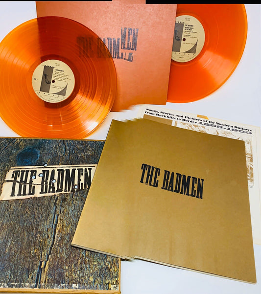 The Badmen: Songs & Voices VINYL 2LP RECORDS BOX w/70-page booklet ORANGE COLOR
