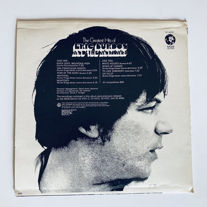 Eric Burdon & The Animals GREATEST HITS Vinyl LP Record EX/VG+