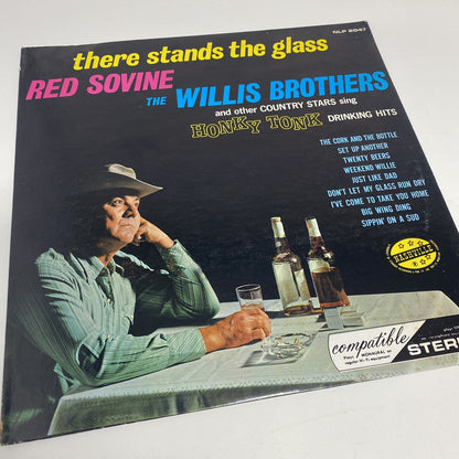 Red Sovine Willis Brothers THERE STANDS THE GLASS Vinyl LP Record NLP2047 Stereo