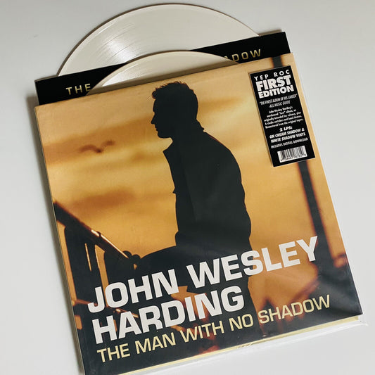John Wesley Harding THE MAN WITH NO SHADOW Color Vinyl 2LP Record FIRST PRESS NM