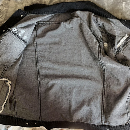 THE WORD ALIVE Mens XXL Dark Jean Jacket