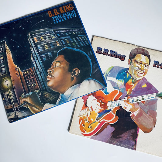 BB King THERE MUST BE A BETTER... + FRIENDS Vinyl LP Records VG+/VG