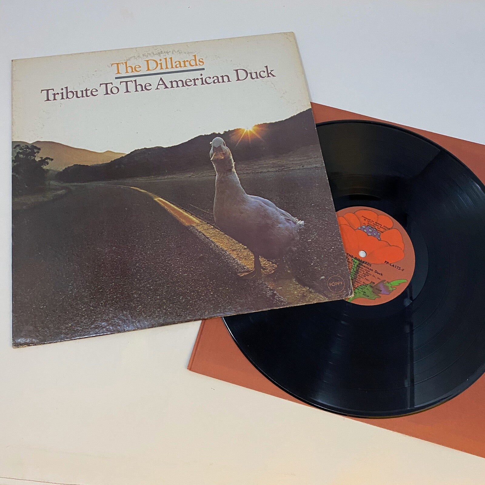 The Dillards TRIBUTE TO THE AMERICAN DUCK Vinyl LP Record LA175 VG+