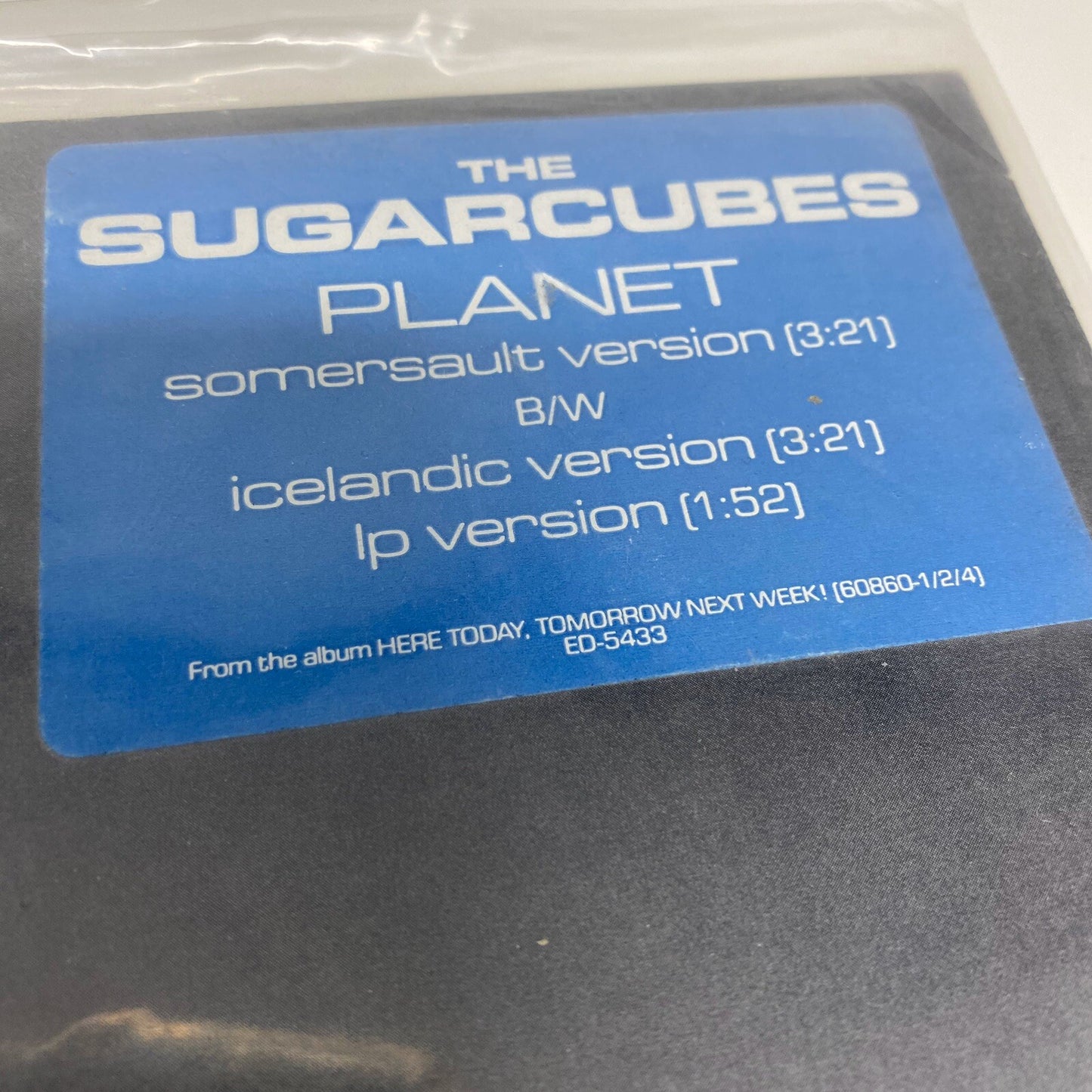 The Sugarcubes PLANET 12” Vinyl Single Record VG+