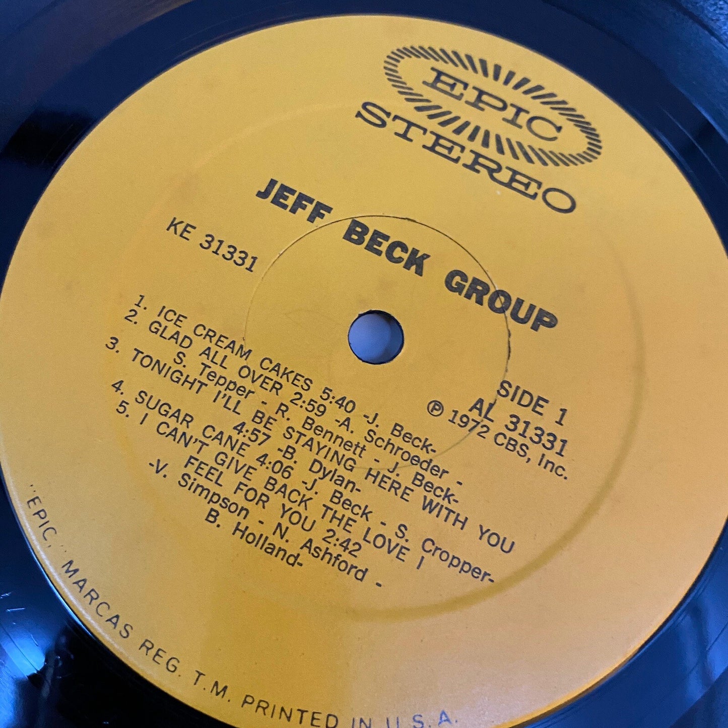 Jeff Beck JEFF BECK GROUP + THERE AND BACK Vinyl LP Record VG+\VG