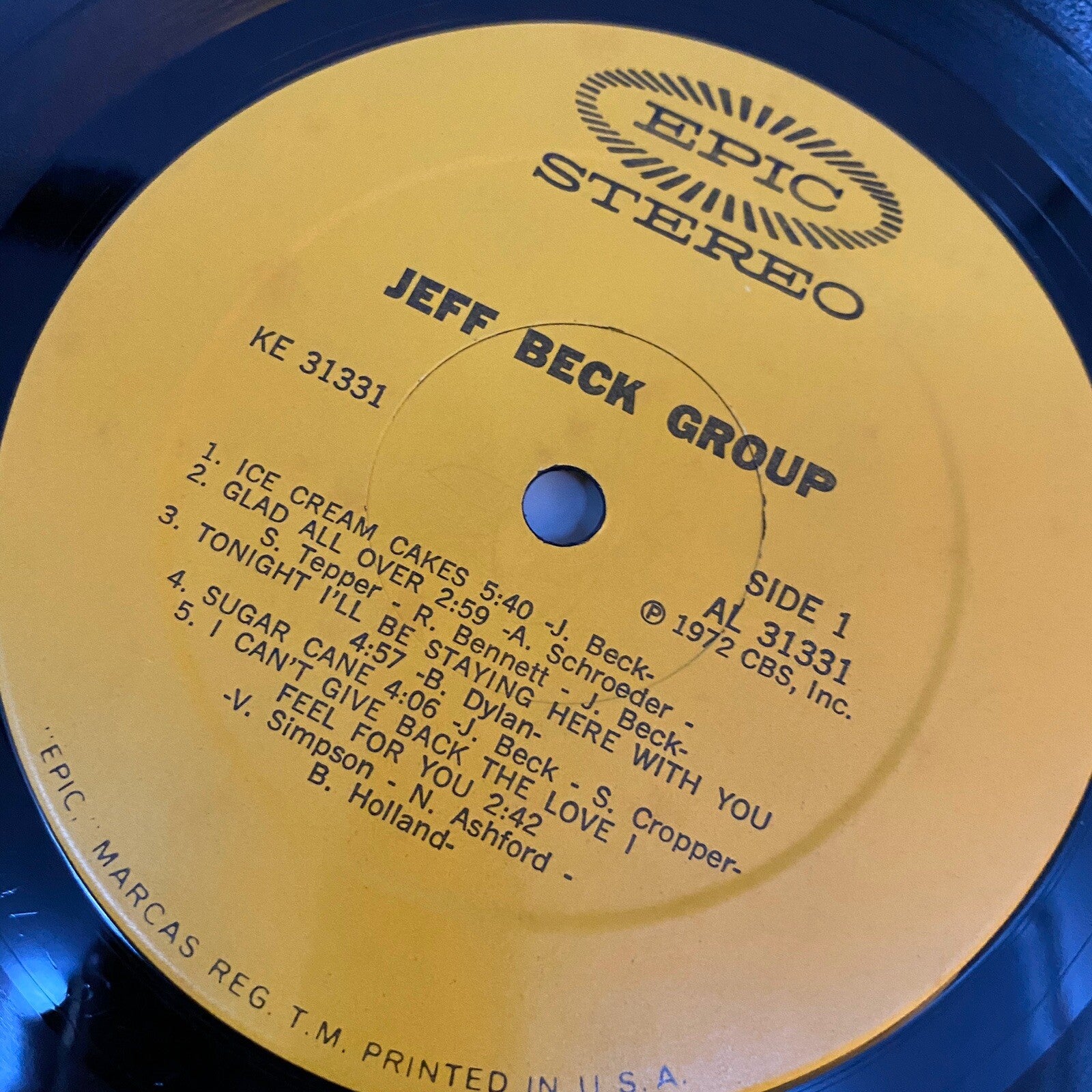 Jeff Beck JEFF BECK GROUP + THERE AND BACK Vinyl LP Record VG+\VG