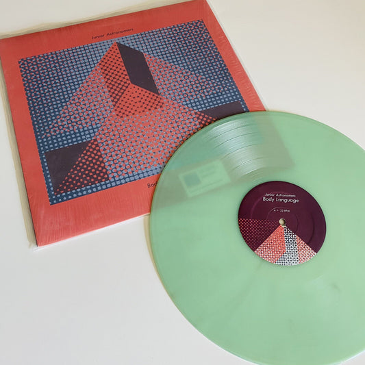 Junior Astronomers BODY LANGUAGE Glow in Dark Vinyl LP Record 100 pressed NM
