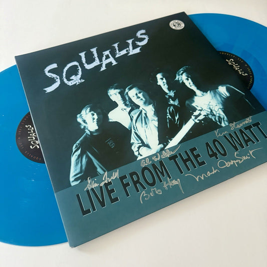 Squalls LIVE FROM THE 40 WATT (‘22) Color Vinyl 2LP Record NEW Completely Signed