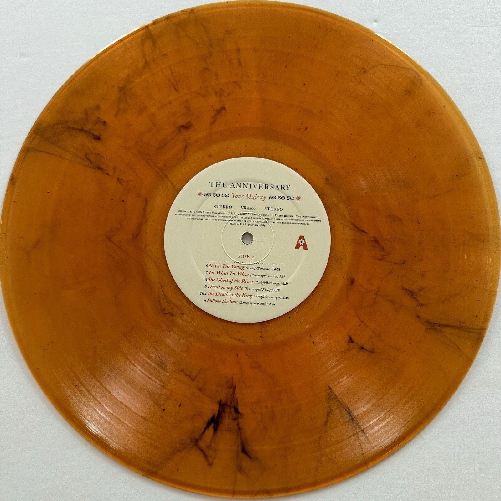 The Anniversary YOUR MAJESTY Color Vinyl LP Record NEW
