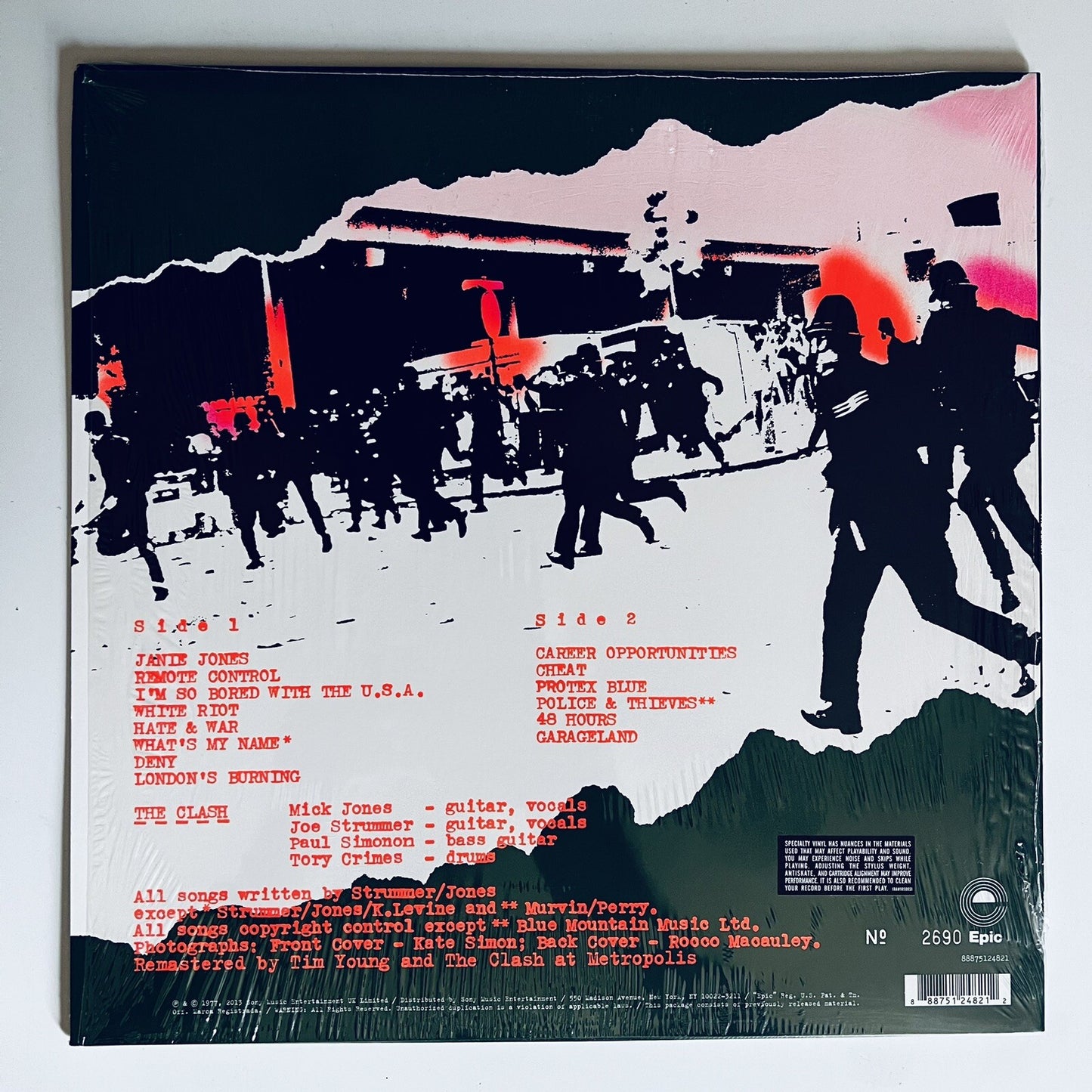 The Clash THE CLASH Color Vinyl LP Record RSD 2015 M/NM Never Played