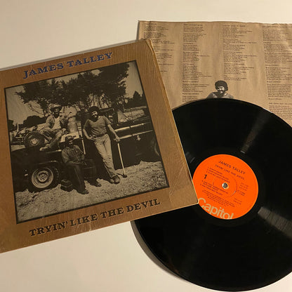 James Talley TRYIN’ LIKE THE DEVIL Vinyl LP Record VG+