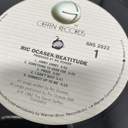 Ric Ocasek BEATITUDE Vinyl LP Record VG+