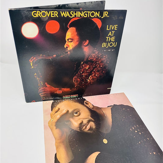 Grover Washington Jr. INSIDE MOVES + LIVE AT BIJOU Vinyl LP Record VG+