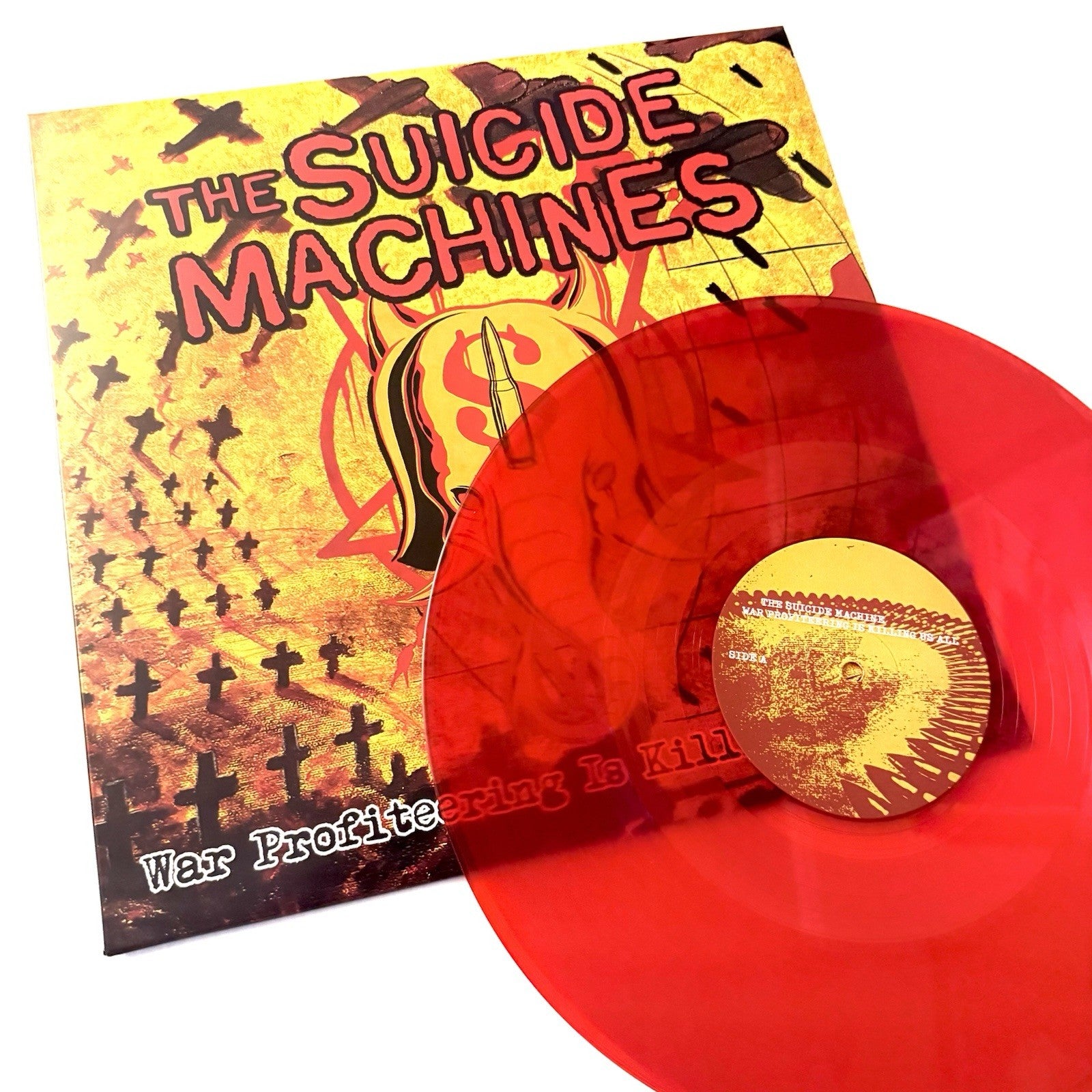 The Suicide Machines WAR PROFITEERING IS KILLING US ALL Color Vinyl LP Record RE