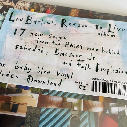 Lou Barlow REASON TO LIVE Color Vinyl LP Record NEW SEALED