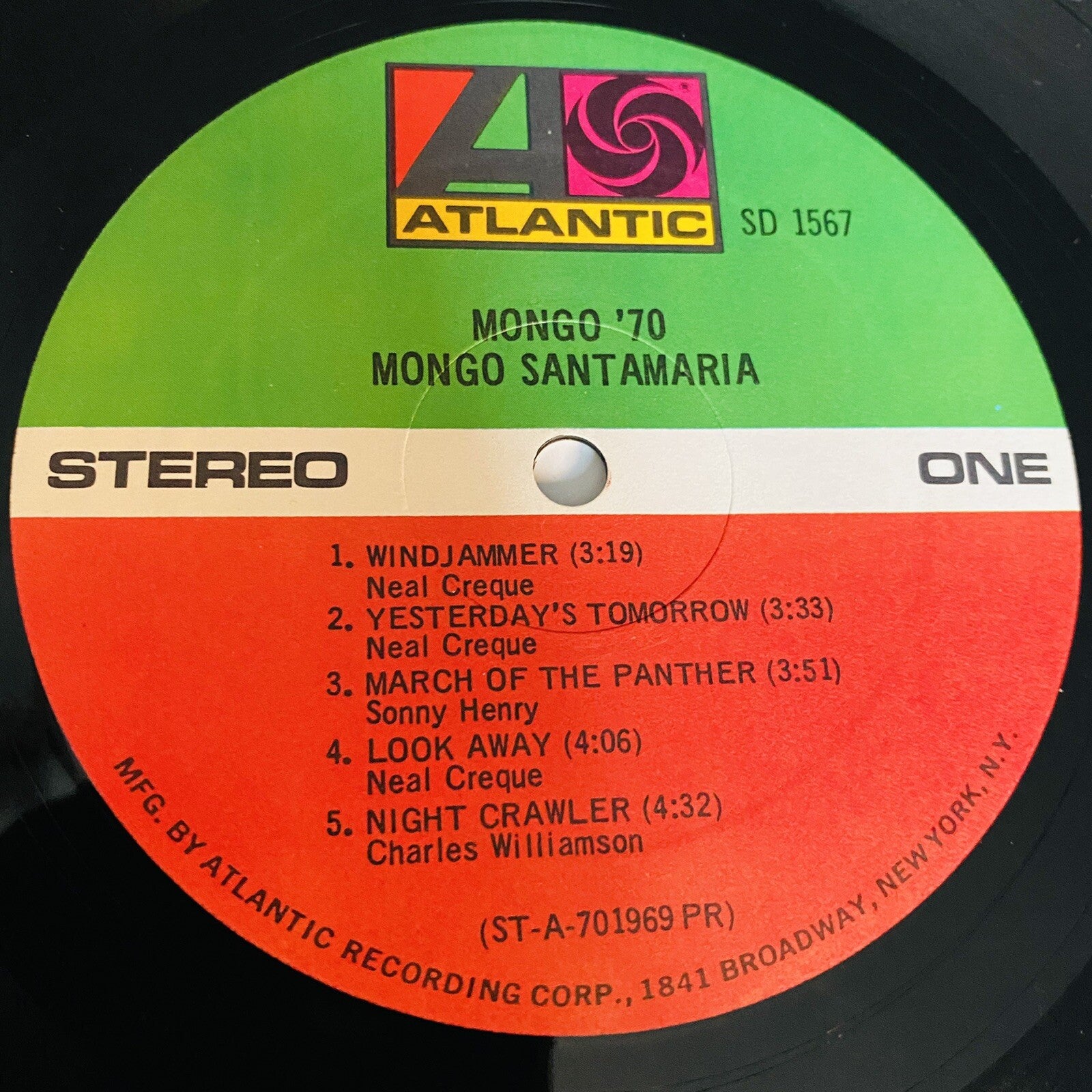 Mongo Santamaria MONGO ‘70 Vinyl LP Record VG+