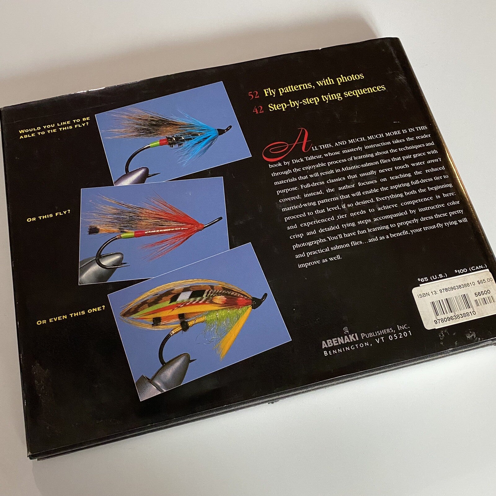 Pretty & Practical Salmon Flies by Dick Talleur: Used