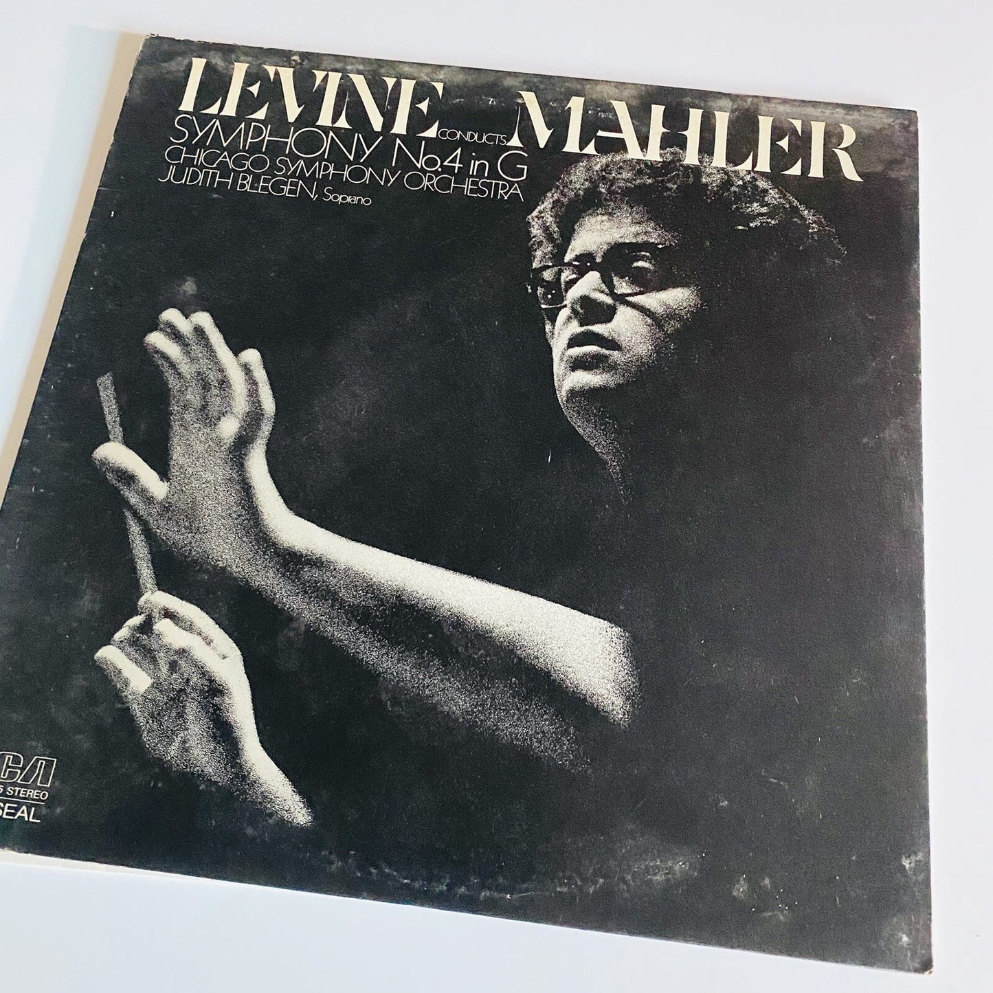 Gustav Mahler Levine Conducts Mahler SYMPHONY NO. 4 IN G vinyl 3xLP Record VG+