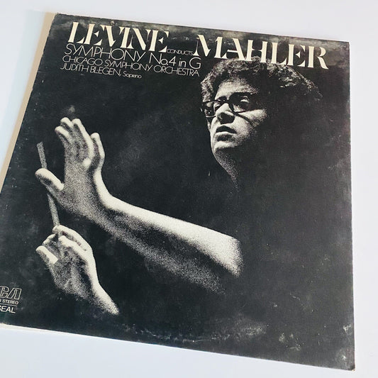 Gustav Mahler Levine Conducts Mahler SYMPHONY NO. 4 IN G vinyl 3xLP Record VG+